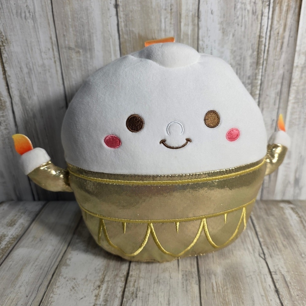 Squishmallows Disney Beauty and the Beast Lumiere 10 Inch Gold Plush NWT - Picture 3 of 7
